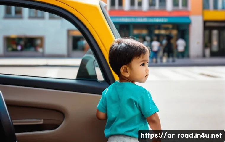 도로교통사 필수 법규 암기법 - A calm and focused driver, male or female, in their late 20s to early 40s, safely brings their moder...