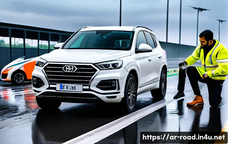 도로교통사 실무 교육 내용 - A professional Middle Eastern driving instructor conducting an emergency vehicle handling training s...